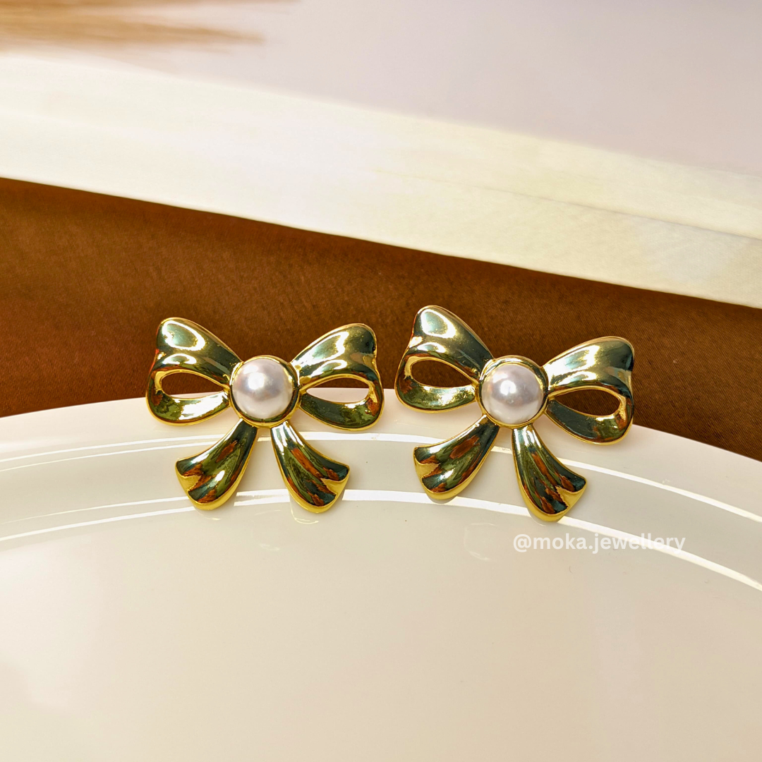 Aurora Bow Mini Earrings