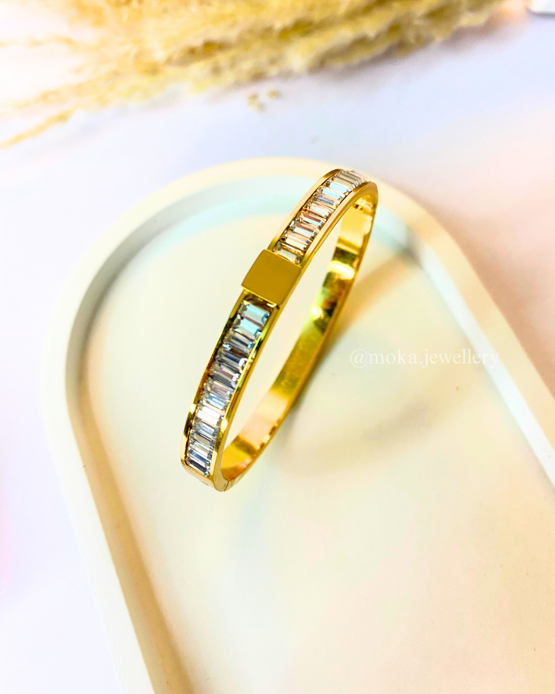 Ophelia – Baby Size Baguette Bangle