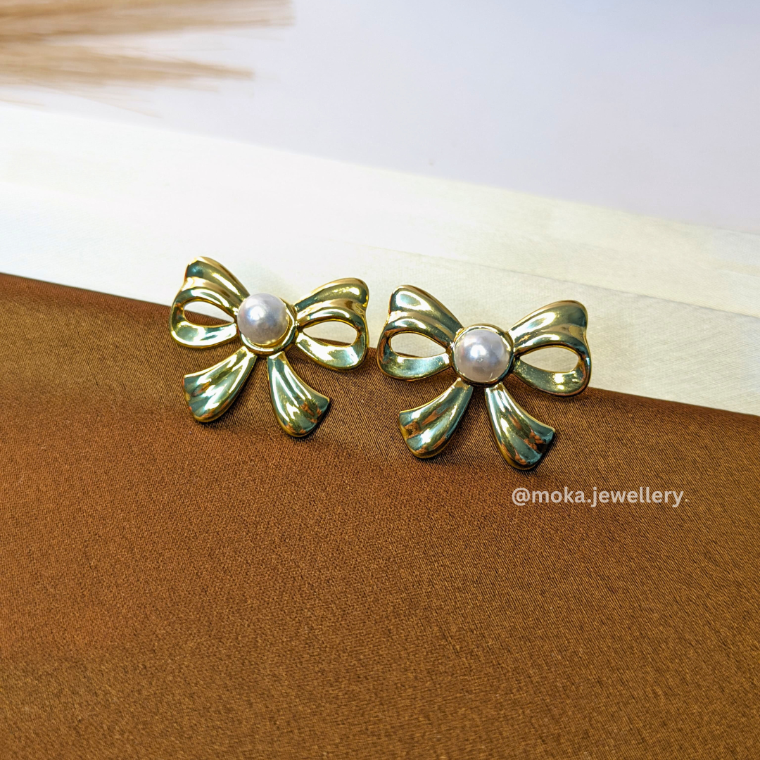 Aurora Bow Mini Earrings