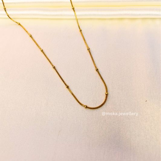 Sona Dots Chain – Classic. Clean. Everyday Gold.