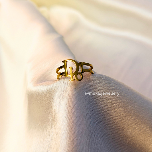 Diora Initial Ring
