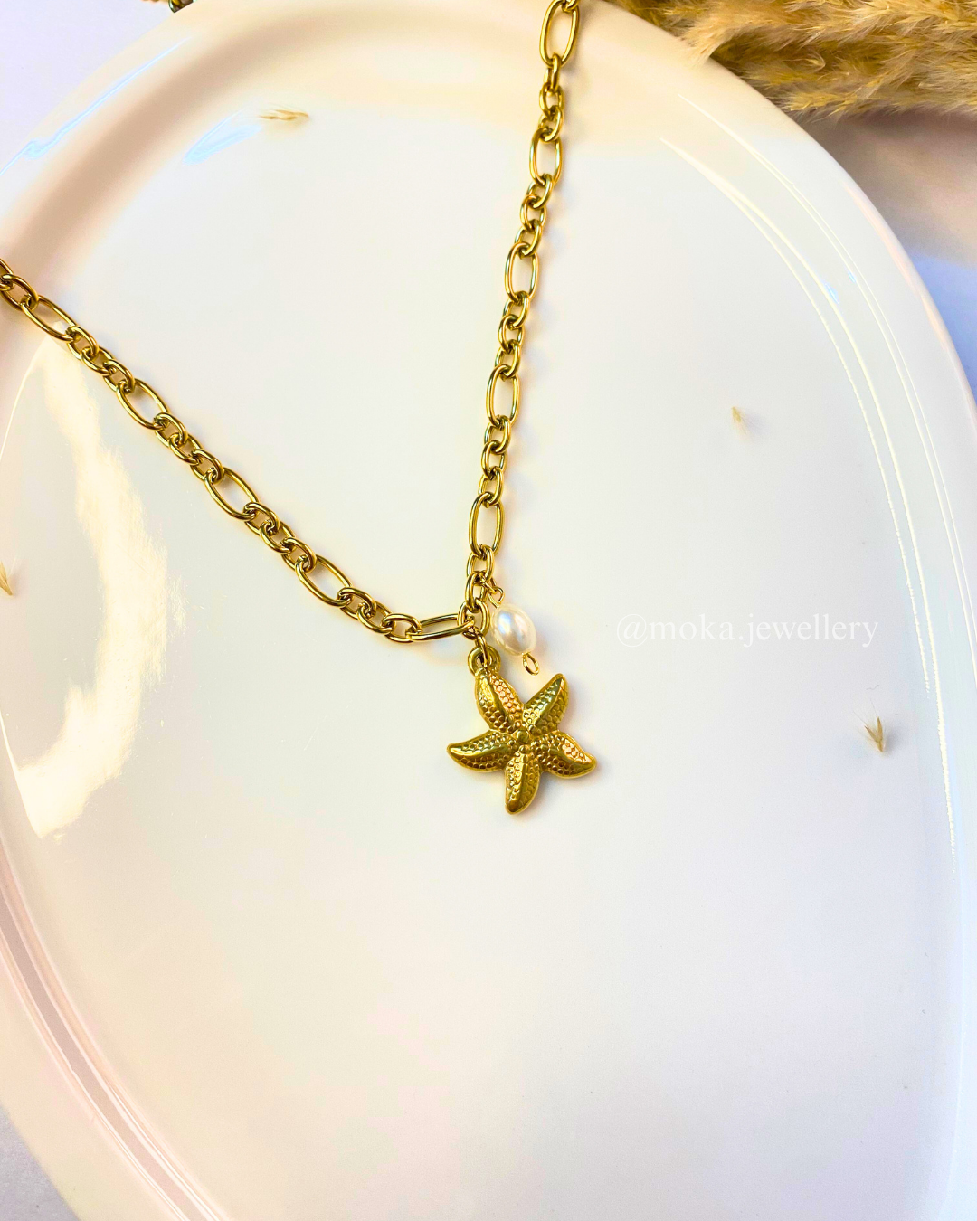 Oceane Starry Pearl Necklace