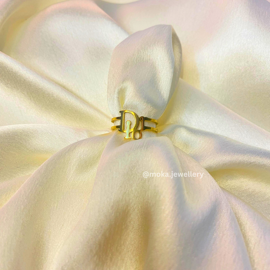 Diora Initial Ring