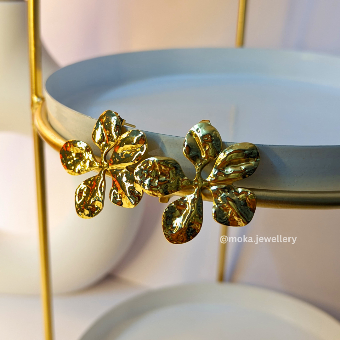 Golden Bloom Earrings