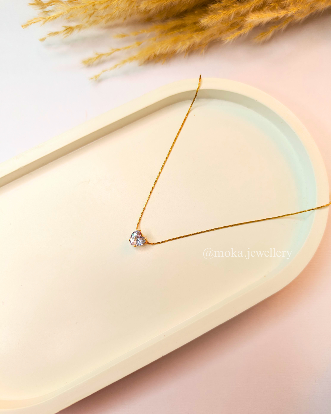 Rhea - The Heart Solitaire Necklace