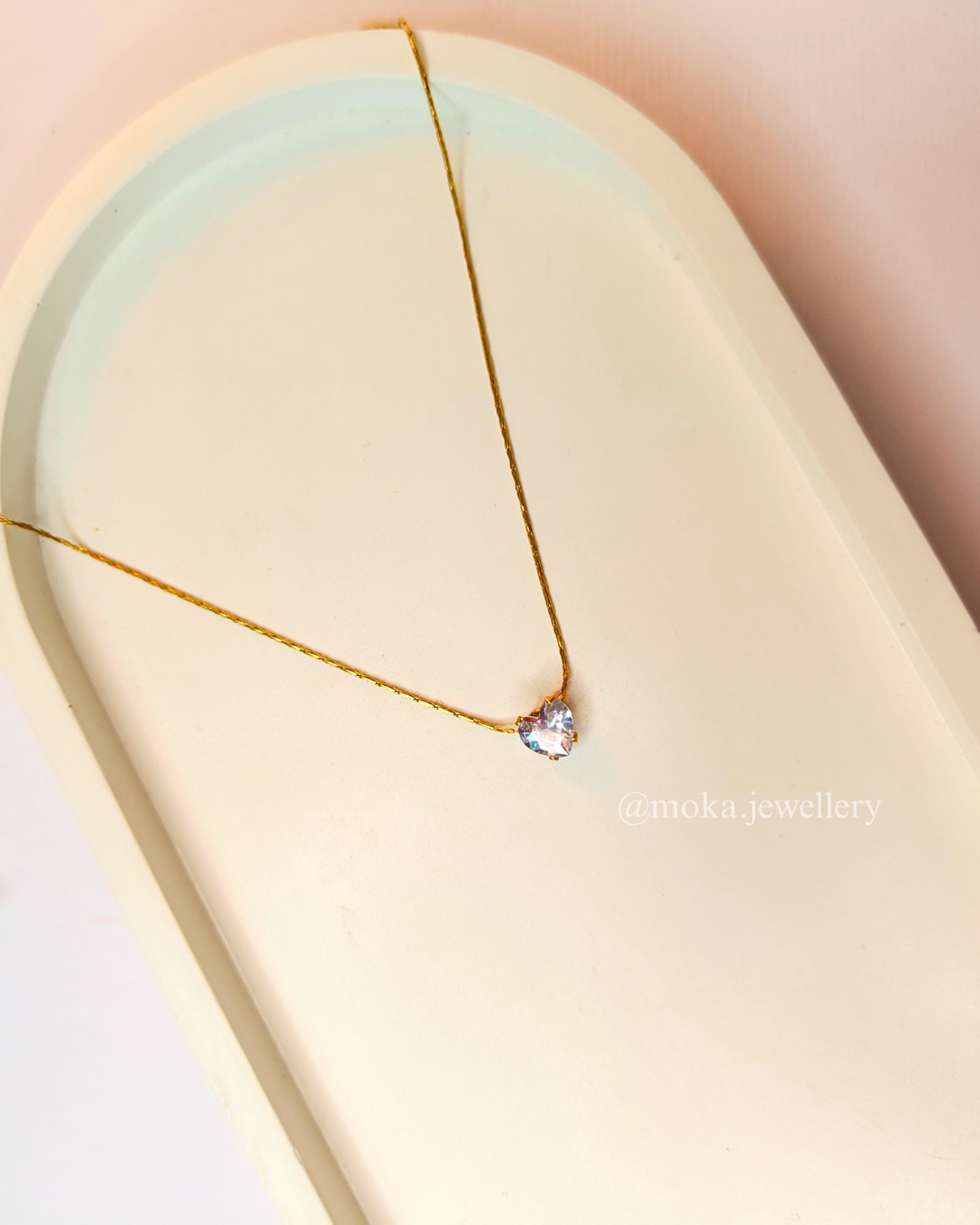 Rhea - The Heart Solitaire Necklace
