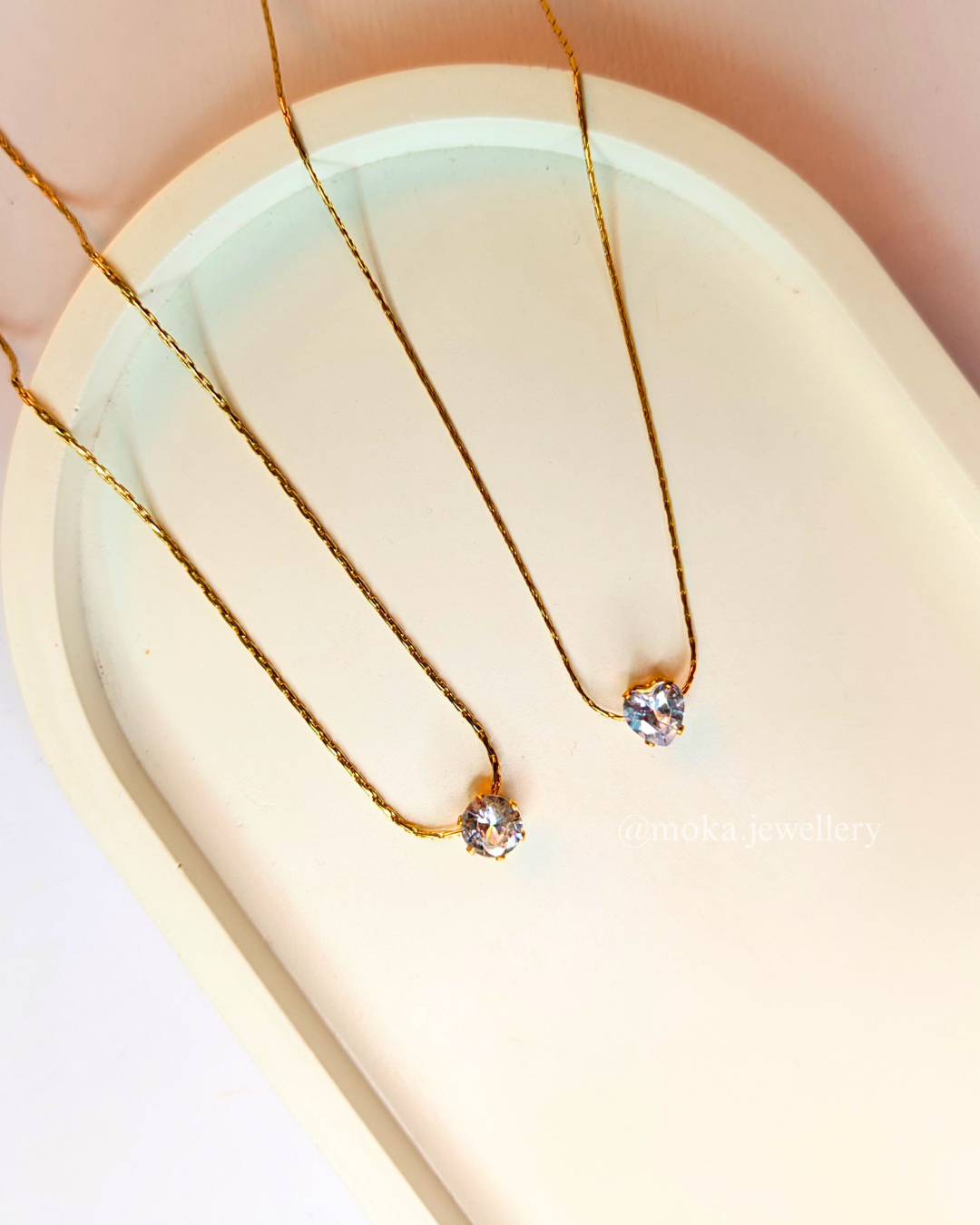 Rhea - The Heart Solitaire Necklace
